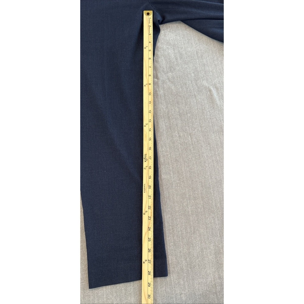 Ralph Lauren Pants Mens 34x30 Navy Blue Slim Fit Stretch Trousers Slacks Dress - Picture 5 of 8